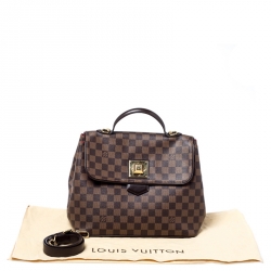 Pre Owned Louis Vuitton Damier Ebene Canvas Bergamo MM Bag