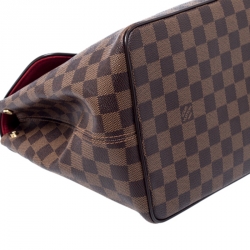 Pre Owned Louis Vuitton Damier Ebene Canvas Bergamo MM Bag