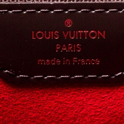 Pre Owned Louis Vuitton Damier Ebene Canvas Bergamo MM Bag