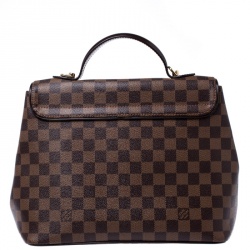 Pre Owned Louis Vuitton Damier Ebene Canvas Bergamo MM Bag