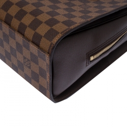 Pre Owned Louis Vuitton Damier Ebene Canvas Triana Bag