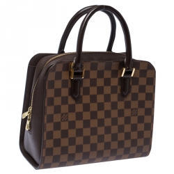 Pre Owned Louis Vuitton Damier Ebene Canvas Triana Bag