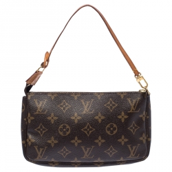 Pre Owned Louis Vuitton Monogram Canvas Pochette Accessories