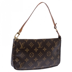 Pre Owned Louis Vuitton Monogram Canvas Pochette Accessories