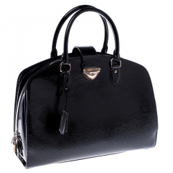 Pre Owned حقيبة لوي فيتون بون نوف جلد أيبي اليكتريك سوداء GM