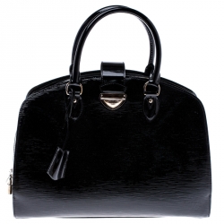 Pre Owned حقيبة لوي فيتون بون نوف جلد أيبي اليكتريك سوداء GM