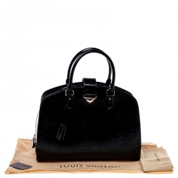 Pre Owned حقيبة لوي فيتون بون نوف جلد أيبي اليكتريك سوداء GM