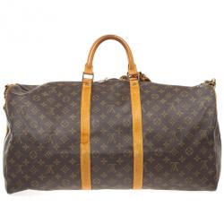 Pre Owned Louis Vuitton Monogram Canvas Keepall 55 