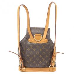 Pre Owned Louis Vuitton Monogram Montsouris MM Backpack