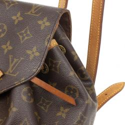Pre Owned Louis Vuitton Monogram Montsouris MM Backpack