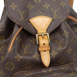 Pre Owned Louis Vuitton Monogram Montsouris MM Backpack