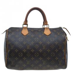 Pre Owned Louis Vuitton Monogram Canvas Speedy 30