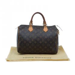 Pre Owned Louis Vuitton Monogram Canvas Speedy 30