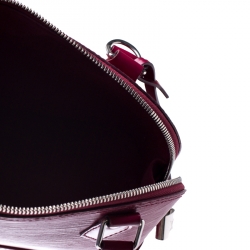 Pre Owned Louis Vuitton Fuchsia Epi Leather Alma BB Bag
