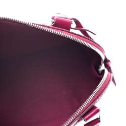 Pre Owned Louis Vuitton Fuchsia Epi Leather Alma BB Bag