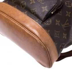 Pre Owned Louis Vuitton Monogram Canvas Montsouris Backpack MM Bag