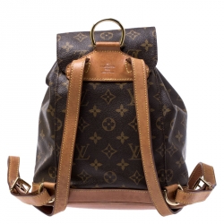 Pre Owned Louis Vuitton Monogram Canvas Montsouris Backpack MM Bag