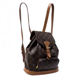 Pre Owned Louis Vuitton Monogram Canvas Montsouris Backpack MM Bag