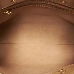 Pre Owned Louis Vuitton Brown Monogram Vernis Reade PM Bag