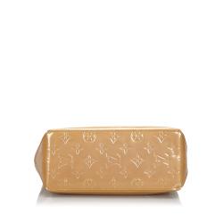 Pre Owned Louis Vuitton Brown Monogram Vernis Reade PM Bag