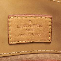 Pre Owned Louis Vuitton Brown Monogram Vernis Reade PM Bag
