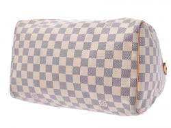 Pre Owned Louis Vuitton Damier Azur Canvas Speedy 30 Bag