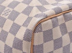 Pre Owned Louis Vuitton Damier Azur Canvas Speedy 30 Bag