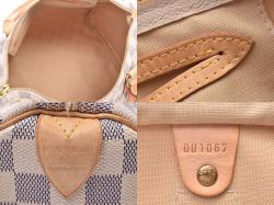 Pre Owned Louis Vuitton Damier Azur Canvas Speedy 30 Bag