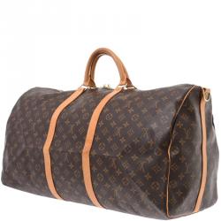 Pre Owned Louis Vuitton Monogram Canvas Keepall 60 Bag