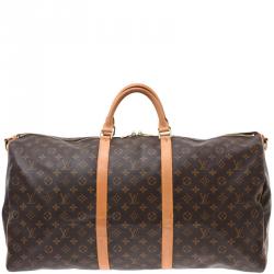 Pre Owned Louis Vuitton Monogram Canvas Keepall 60 Bag