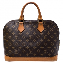 مملوكة مسبقًا  حقيبة لوي فيتون ألما كانفاس مونوغرامي PM