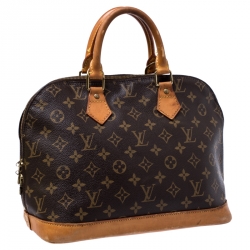 مملوكة مسبقًا  حقيبة لوي فيتون ألما كانفاس مونوغرامي PM