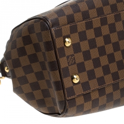 Pre Owned Louis Vuitton Damier Ebene Canvas Trevi GM Bag