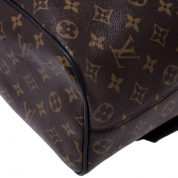 Pre Owned Louis Vuitton Monogram Macassar Canvas Palk Backpack             