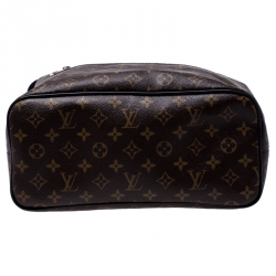 Pre Owned Louis Vuitton Monogram Macassar Canvas Palk Backpack             