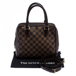 Pre Owned Louis Vuitton Damier Ebene Canvas Triana Bag