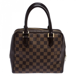 Pre Owned Louis Vuitton Damier Ebene Canvas Triana Bag