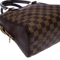 Pre Owned Louis Vuitton Damier Ebene Canvas Triana Bag