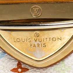 Louis Vuitton White Monogram Multicolore Canvas Eugenie Wallet