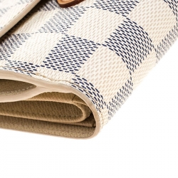 Louis Vuitton Damier Azur Canvas Joey Compact Wallet