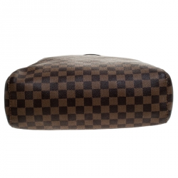 Pre Owned Louis Vuitton Damier Ebene Canvas Portobello PM Bag