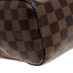 Pre Owned Louis Vuitton Damier Ebene Canvas Portobello PM Bag