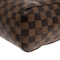Pre Owned Louis Vuitton Damier Ebene Canvas Portobello PM Bag