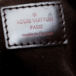 Pre Owned Louis Vuitton Damier Ebene Canvas Portobello PM Bag