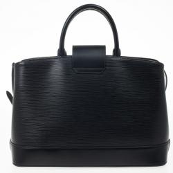 Pre Owned Louis Vuitton Black Epi Mirabeau Tote