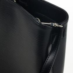 Pre Owned Louis Vuitton Black Epi Mirabeau Tote