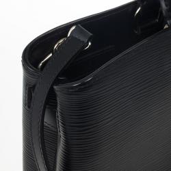 Pre Owned Louis Vuitton Black Epi Mirabeau Tote