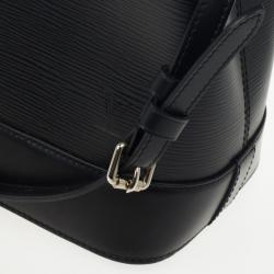 Pre Owned Louis Vuitton Black Epi Mirabeau Tote