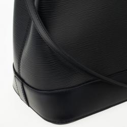 Pre Owned Louis Vuitton Black Epi Mirabeau Tote