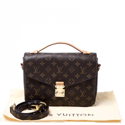 Pre Owned حقيبة يد بوشيه لوي فيتون نقش حرفي كانفاس 